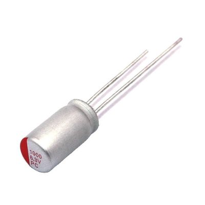 穴ポリマー アルミニウム固体コンデンサー1000uf 6.3 v 330UF 16Vを通して