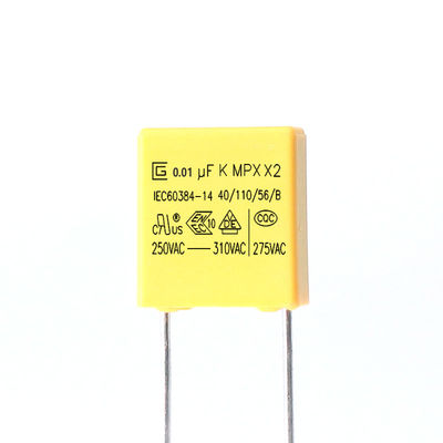 金属で処理されたポリプロピレンのフィルムのコンデンサー、中型力の正方形MKP X2のコンデンサー