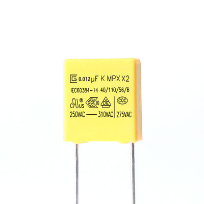0.012UF MKP X2の安全コンデンサーの自己のHealingの特性の高い絶縁抵抗