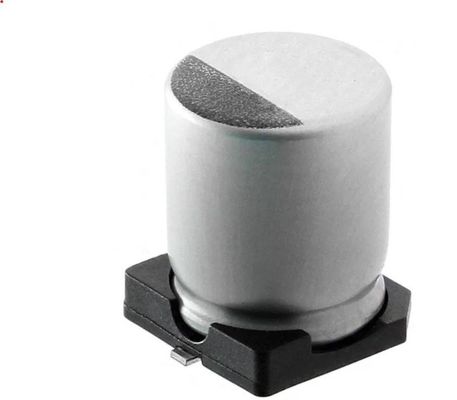 10uf 16vのコンデンサーSMDの利用できるアルミニウム電気分解コンデンサー5x5.4の破片のサンプル