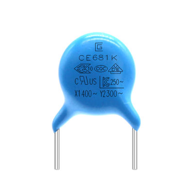 転換の電源のための陶磁器681K Y2の安全コンデンサー300VAC