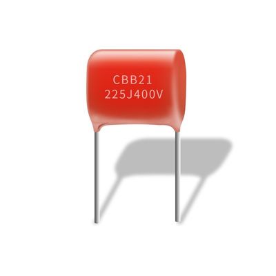 非誘導の構造CBB21 225J 400Vのコンデンサーの炎-抑制エポキシの粉のコーティング