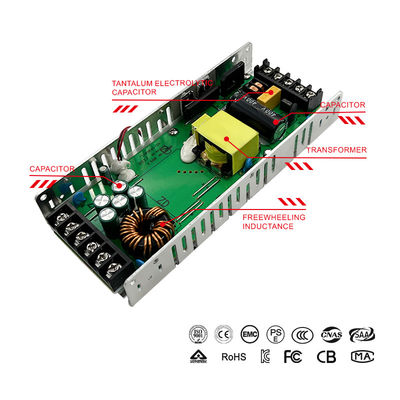SMPS スイッチング LEDスクリーン 電源 12v 300w LED常電圧ドライバー 超薄 5v