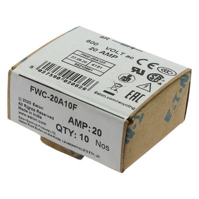 優れたサイクリング能力と性能 クラミック・フューズ イートン・バスマン 10 X 38 mm フェルルール・フューズ FWC-20A10F