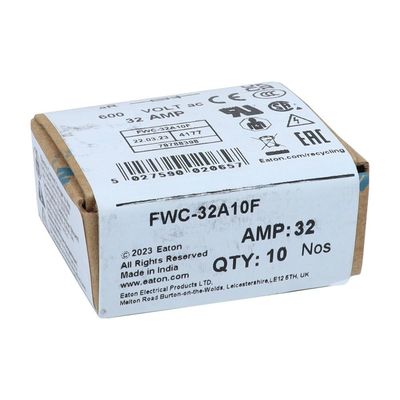 優れたサイクリング能力と性能 クラミック・フューズ イートン・バスマン 10 X 38mm フェルルール・フューズ FWC-32A10F