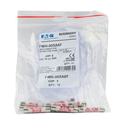 DC共通バスの保護のためのフェルルールファイズリンク FWH-005A 6*32mmサイズ