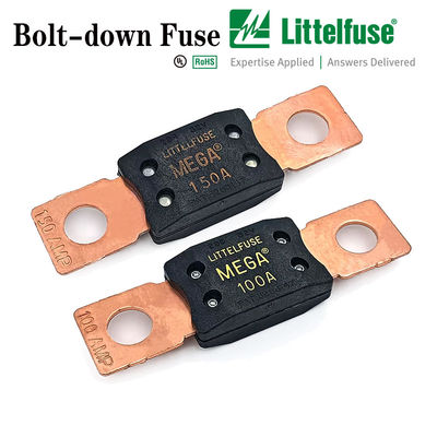 MEGA littleelfuse 0298150.ZXEH 重用用電気自動車用シューズ ボルトダウンシューズ 32V