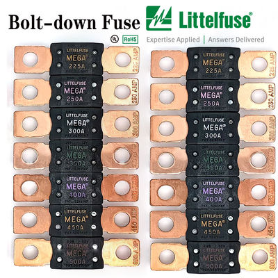 MEGA littleelfuse 0298150.ZXEH 重用用電気自動車用シューズ ボルトダウンシューズ 32V