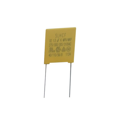 X2 安全コンデンサー 1.5UF/275VAC P22.5MM 性能保証の容量許容量 ±20%
