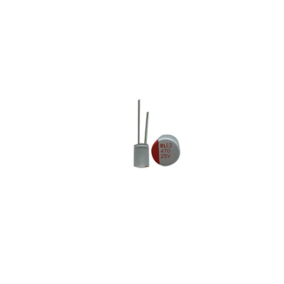 6.3mm X 5.4mm 470UF25V ミニチュアアルミ電解コンデンサ 低ESR 0.035オーム 100kHz