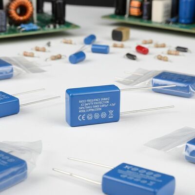 定数周波数 50 60Hz X2 安全保護コンデンサ 容量範囲 0 001uF 4 7uF 騒音抑制用電気部品